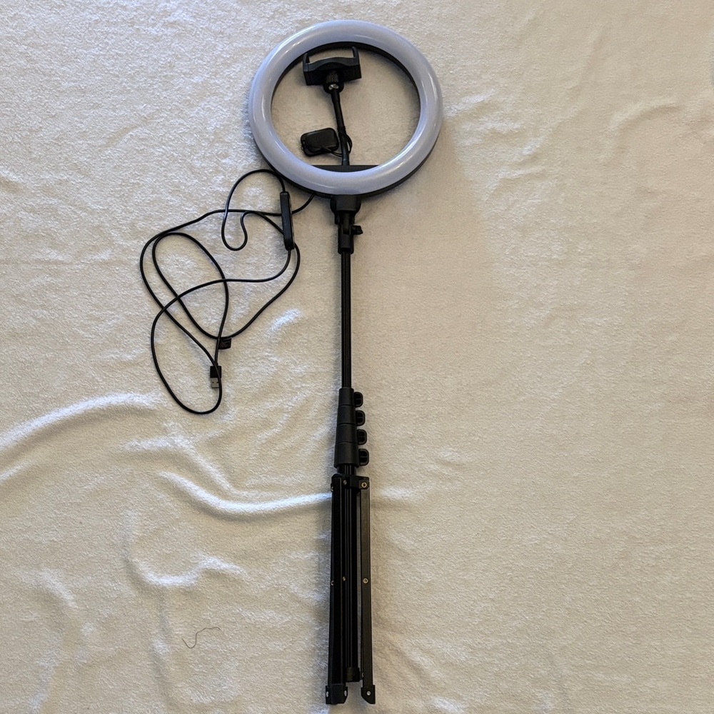 Adjustable Ring Light with Tripod Stand